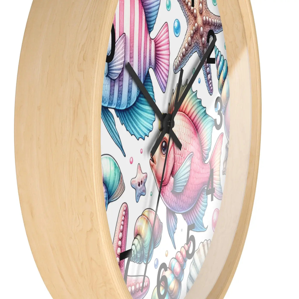 Fishes Wall Clock – Eco Friendly 12 Inch - Dipaliz