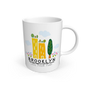 "Brooklyn - Love Your Turf" Green Cities White Mug (11 oz)