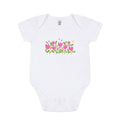 Breezy Tulips Organic Onesie - White (Grow & Bloom)